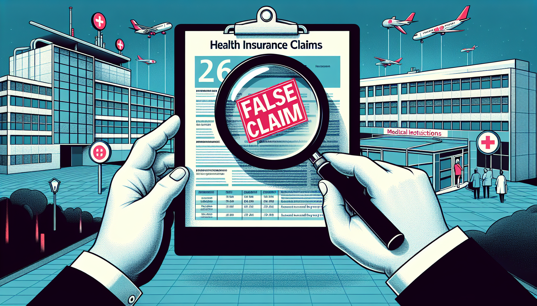 [건강] 건강보험 거짓청구 의료기관 26곳 공개 관련 AI 이미지