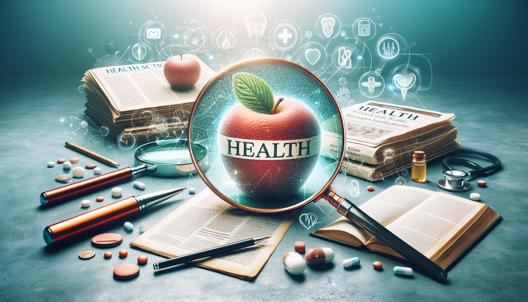 [건강] 건강 정보 최신 뉴스 확인 가이드 관련 AI 이미지