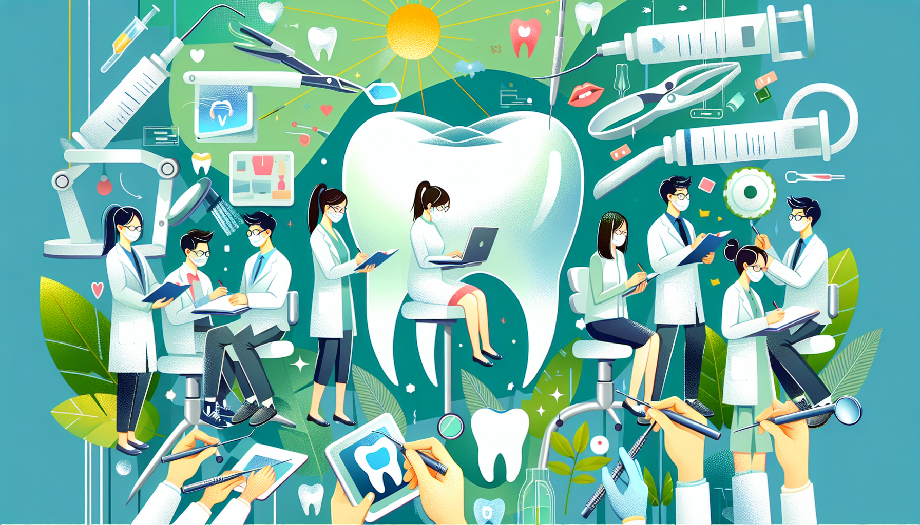 [건강] 경기도치과의사회 학생 구강건강 책임진다 관련 AI 이미지