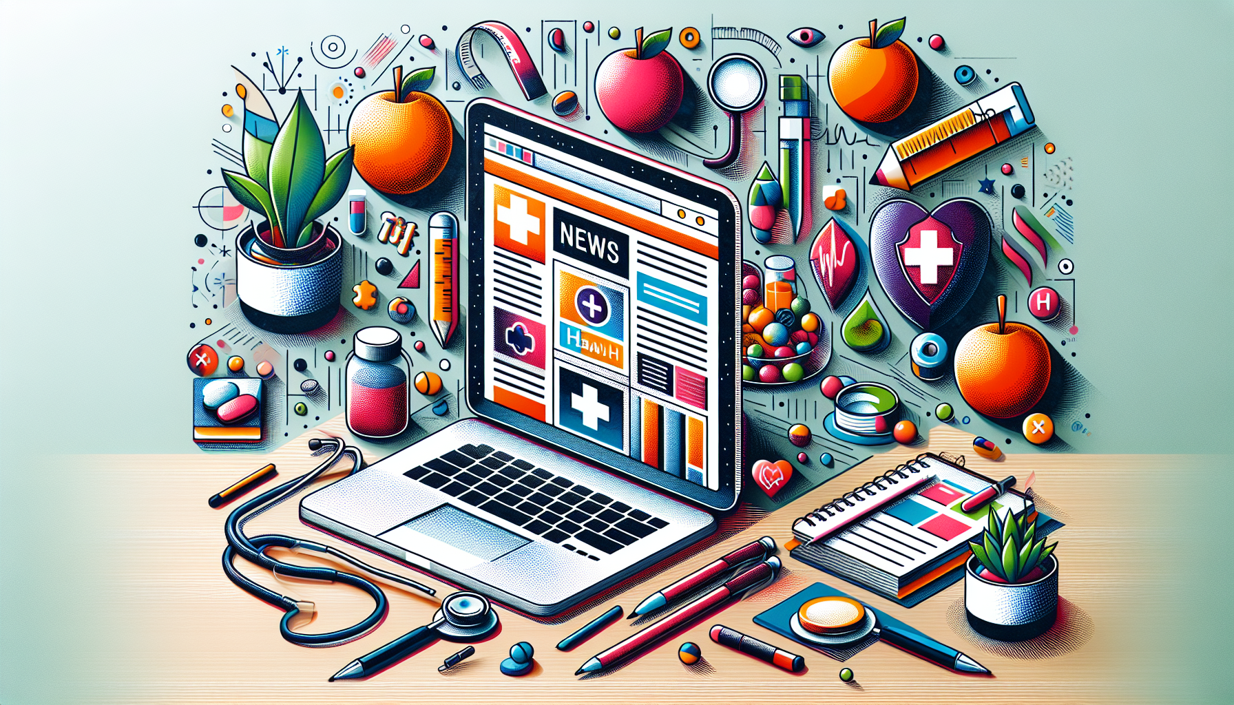 [건강 뉴스] 최신 건강 소식 요약 및 가장 주목할 만한 기사 소개 관련 AI 이미지