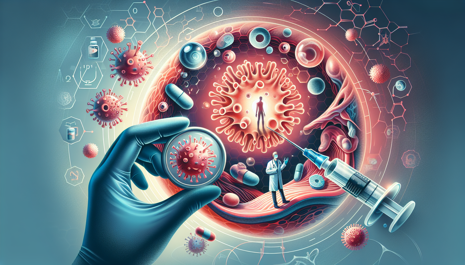 [건강] 사마귀 감염 치료와 면역 관리 중요성 관련 AI 이미지