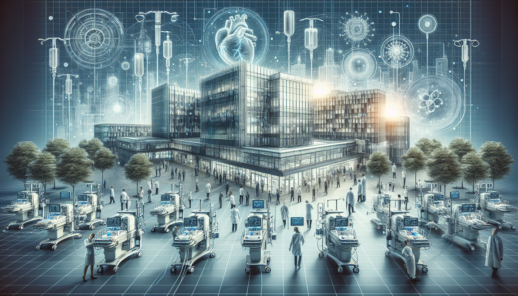 [건강] 상급종합병원 중증진료 강화 방향 관련 AI 이미지