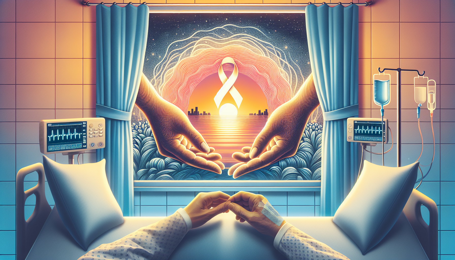 [건강] 암 치료 환자 피로도와 예후의 관계 연구 관련 AI 이미지