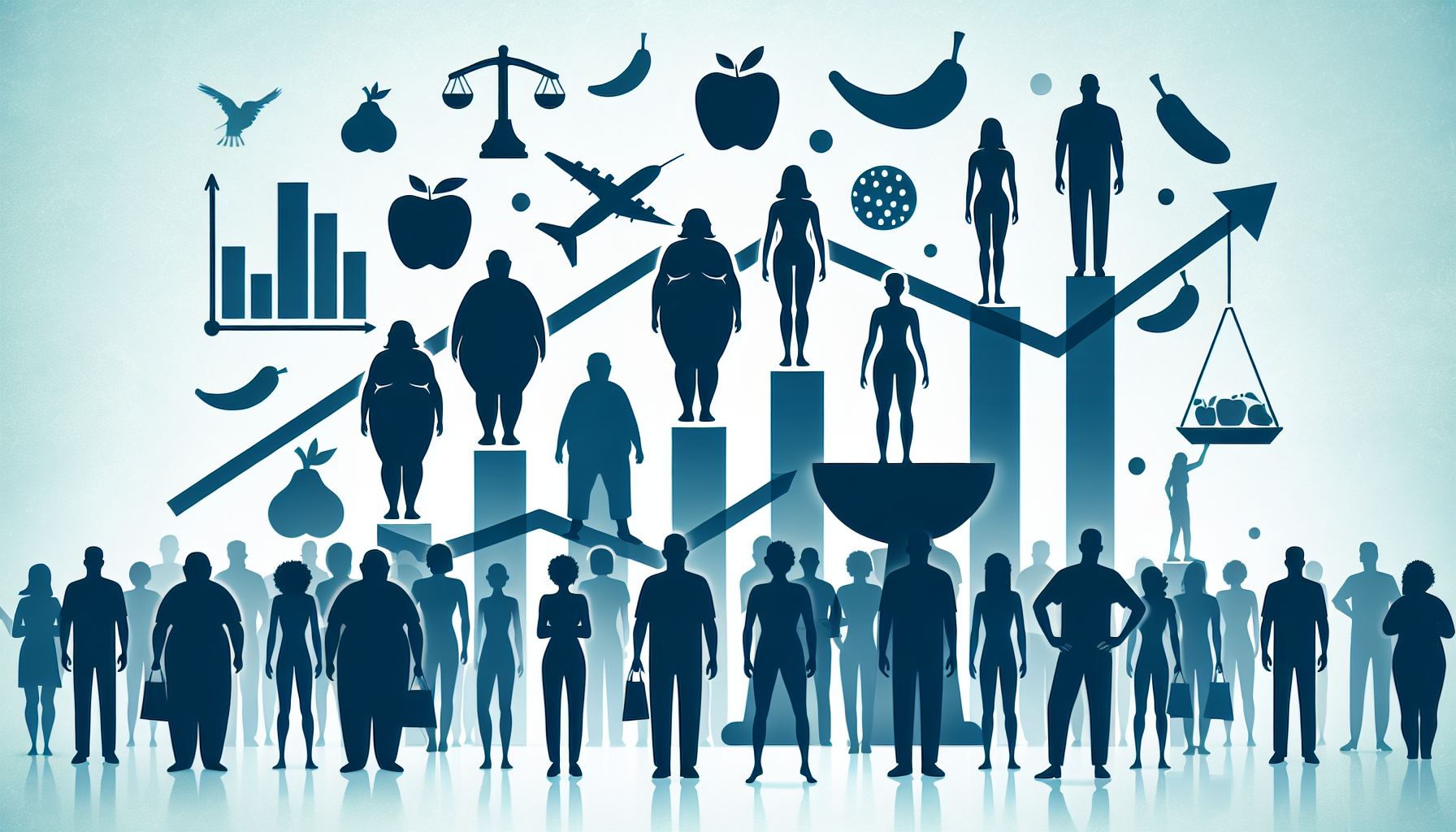 건강 우리나라 성인 비만율 최근 10년간 30퍼센트 증가 관련 AI 이미지