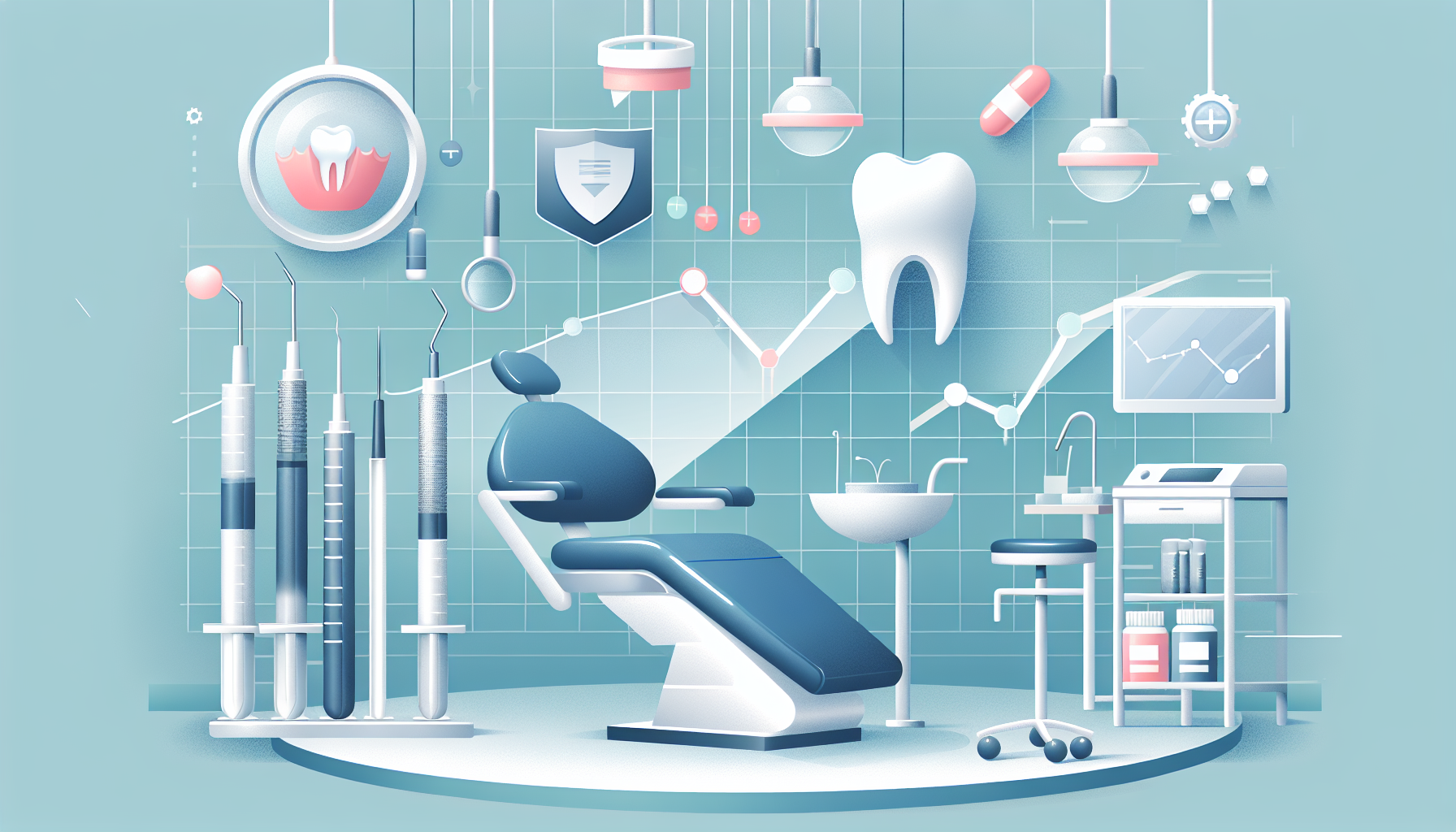 [건강] 임플란트 환자 수 감소와 그 배경 관련 AI 이미지