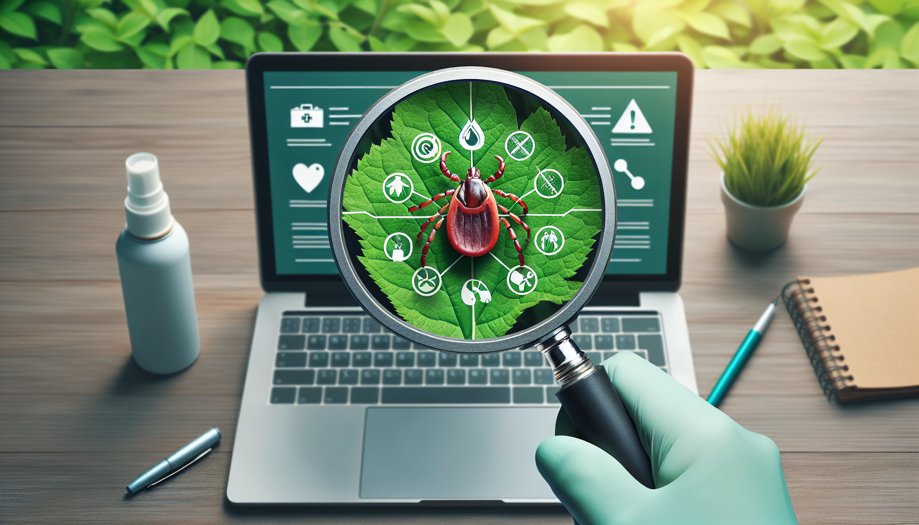 [건강] 진드기 매개 감염병 예방과 감시 강화 방안 관련 AI 이미지