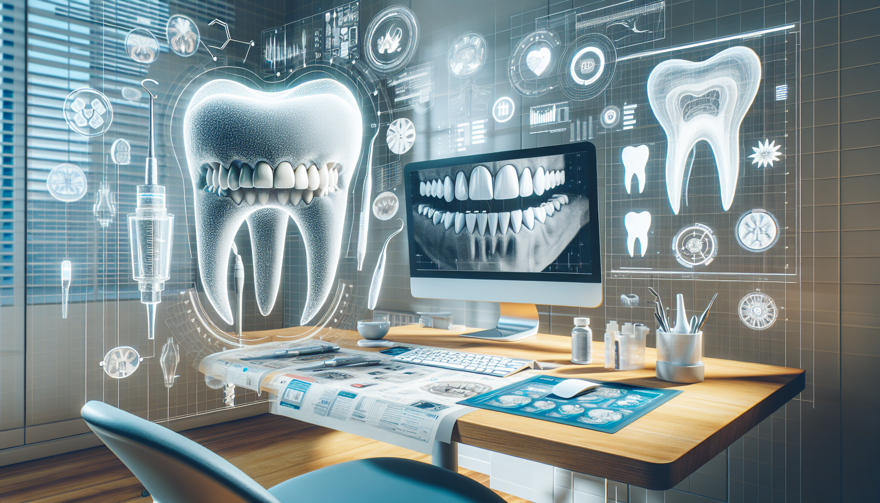[건강] 최근 치과 산업과 최신 소식 동향 관련 AI 이미지