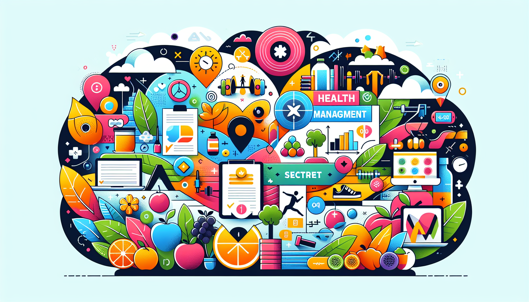 [건강] 최근 화제인 건강 관리 비법 공개 관련 AI 이미지