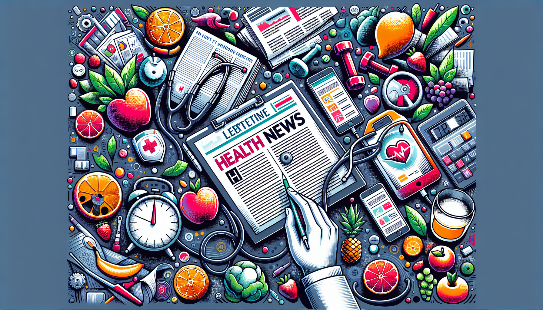 [건강] 최신 건강 뉴스 놓치지 않는 방법 관련 AI 이미지