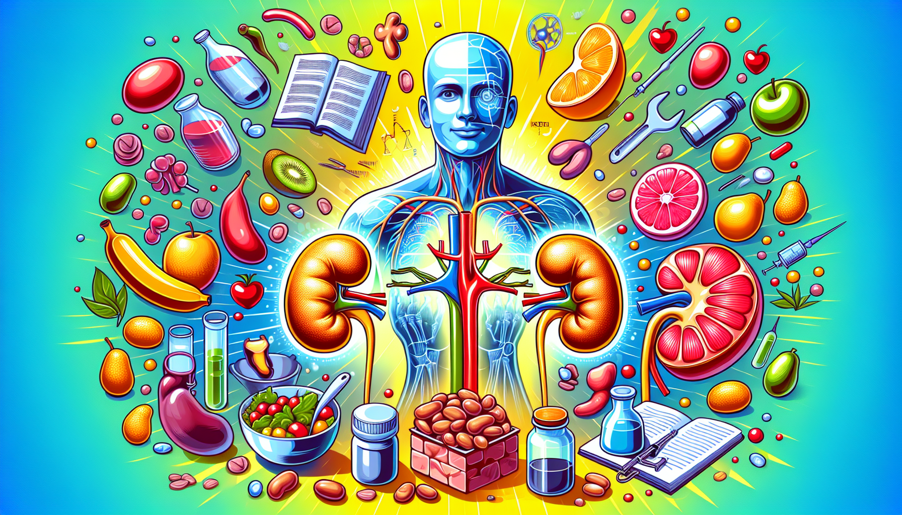 [건강] 콩팥 되살리는 식단과 만성 신부전 예방법 관련 AI 이미지