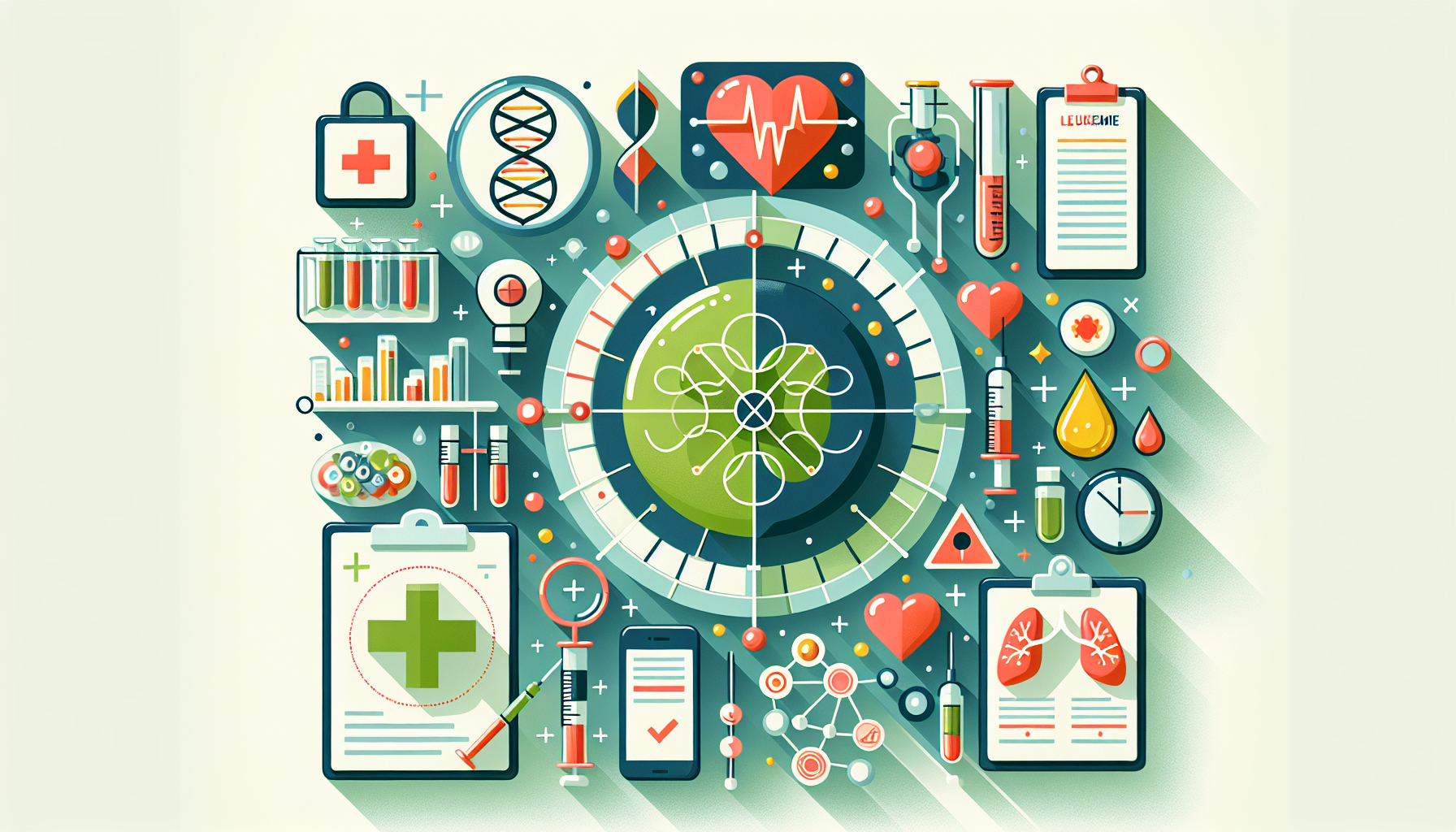 건강 혈액암 초기증상과 최신 면역 치료법 소개 관련 AI 이미지