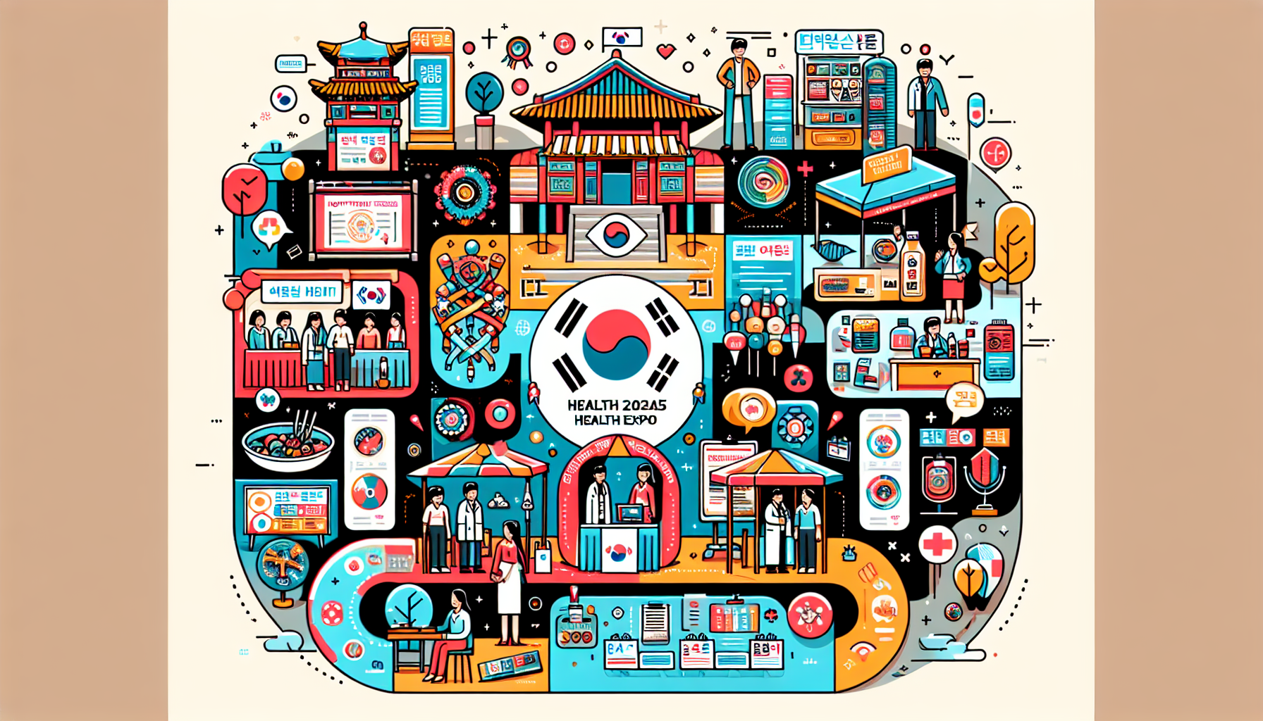 건강 2025 북텍사스 한인건강박람회 상세 안내 관련 AI 이미지
