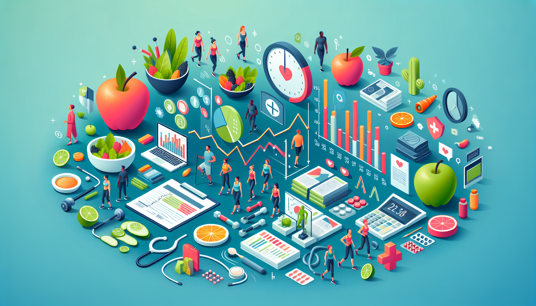 [건강] 2026년 국민건강영양조사로 본 건강정책 방향 관련 AI 이미지