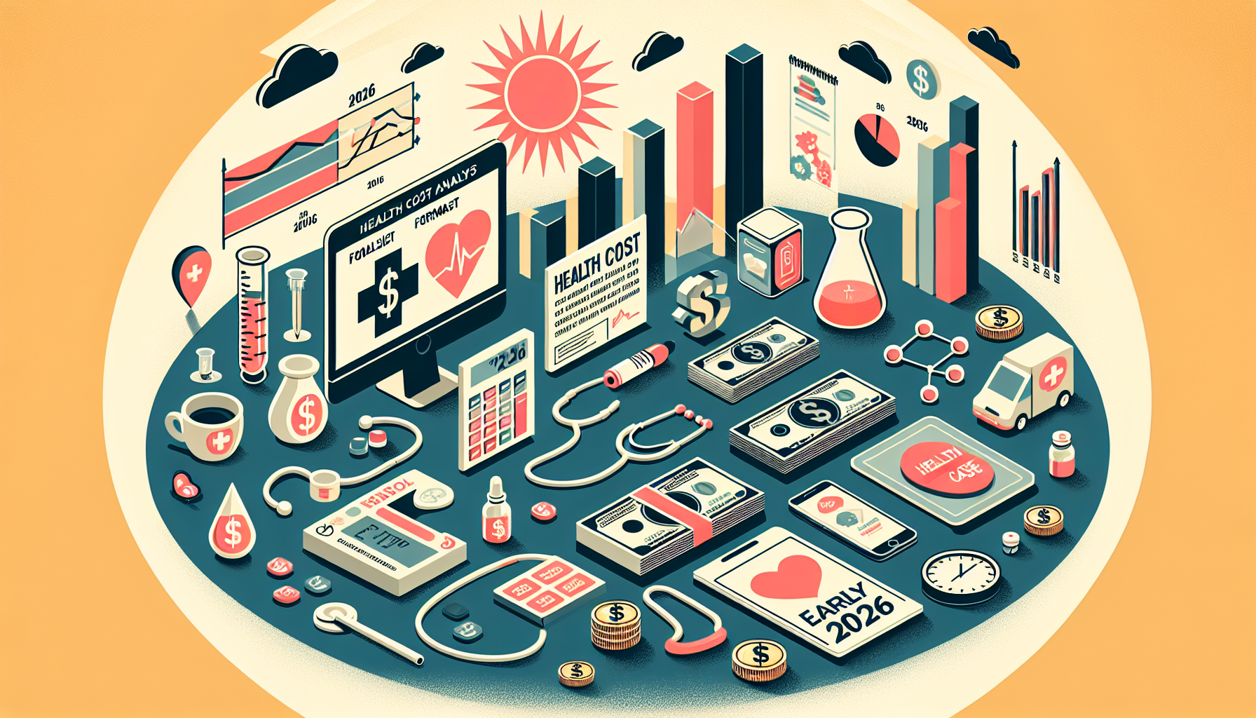 [건강] 2026 연초 보건비용 분석 및 전망 관련 AI 이미지