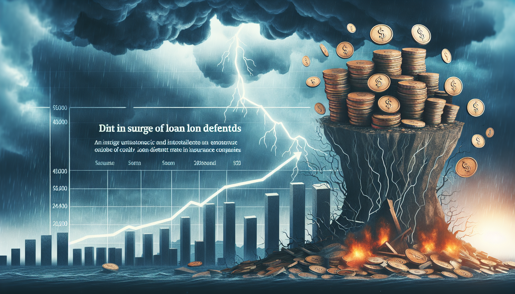 [경제] 보험사 대출 연체액 급증과 부실 위험 증가 관련 보험 이미지