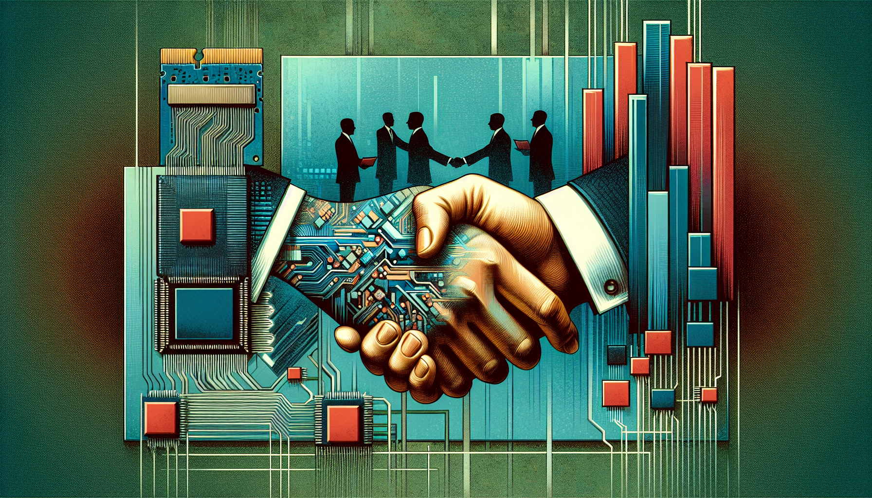 [경제] 빅테크 메모리 호황과 제2 플라자 합의 우려 관련 AI 이미지