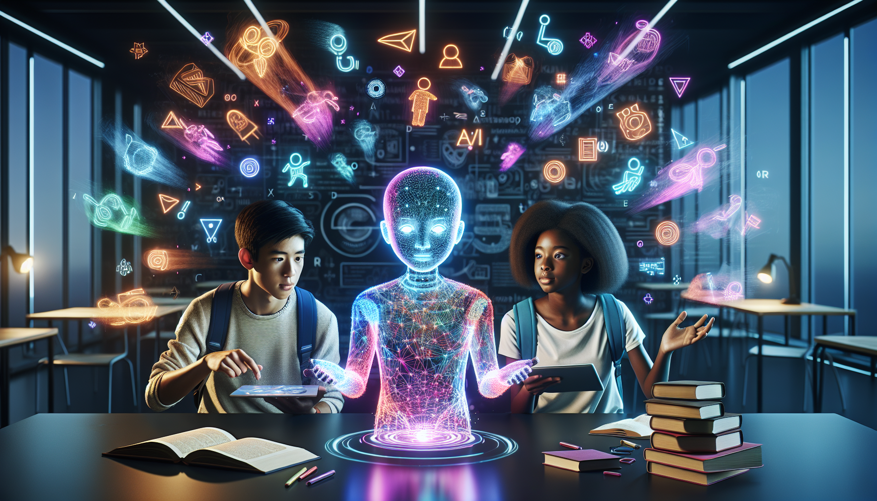 [경제] 쉬었음 청년 AI교육 지원 확대 전략 관련 AI 이미지