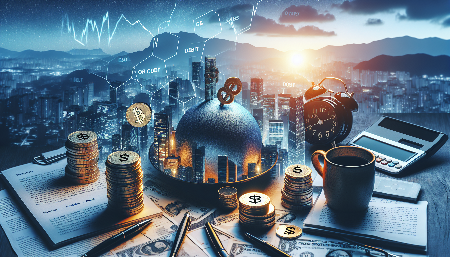 [경제] 천수답 한국 증시와 빚투 리스크 경고 관련 AI 이미지