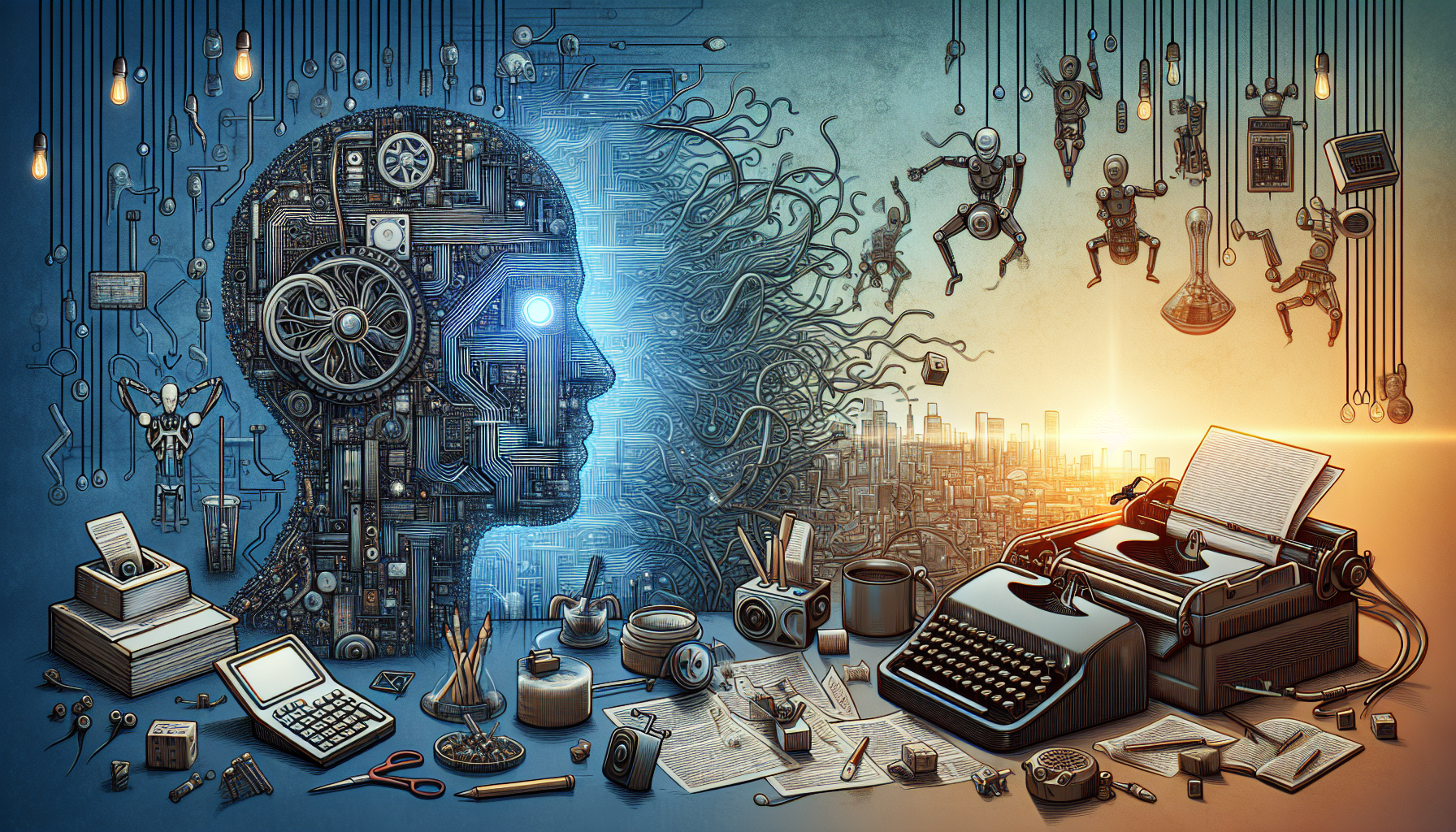 [경제] AI 일자리 대체와 구조조정 확산 관련 AI 이미지