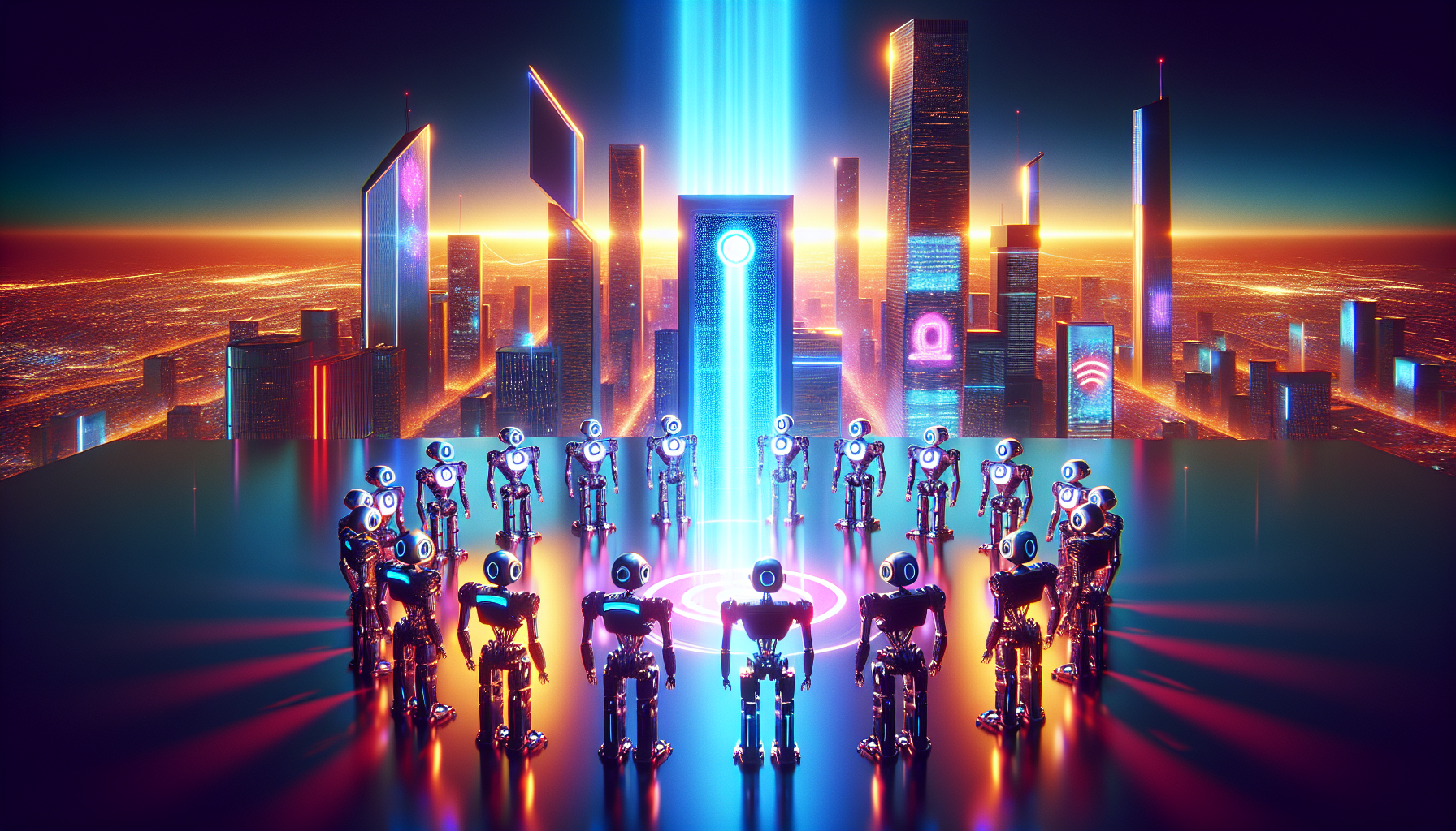 [기술] AI 쇼핑 동맹으로 아마존 독주 견제 관련 AI 이미지