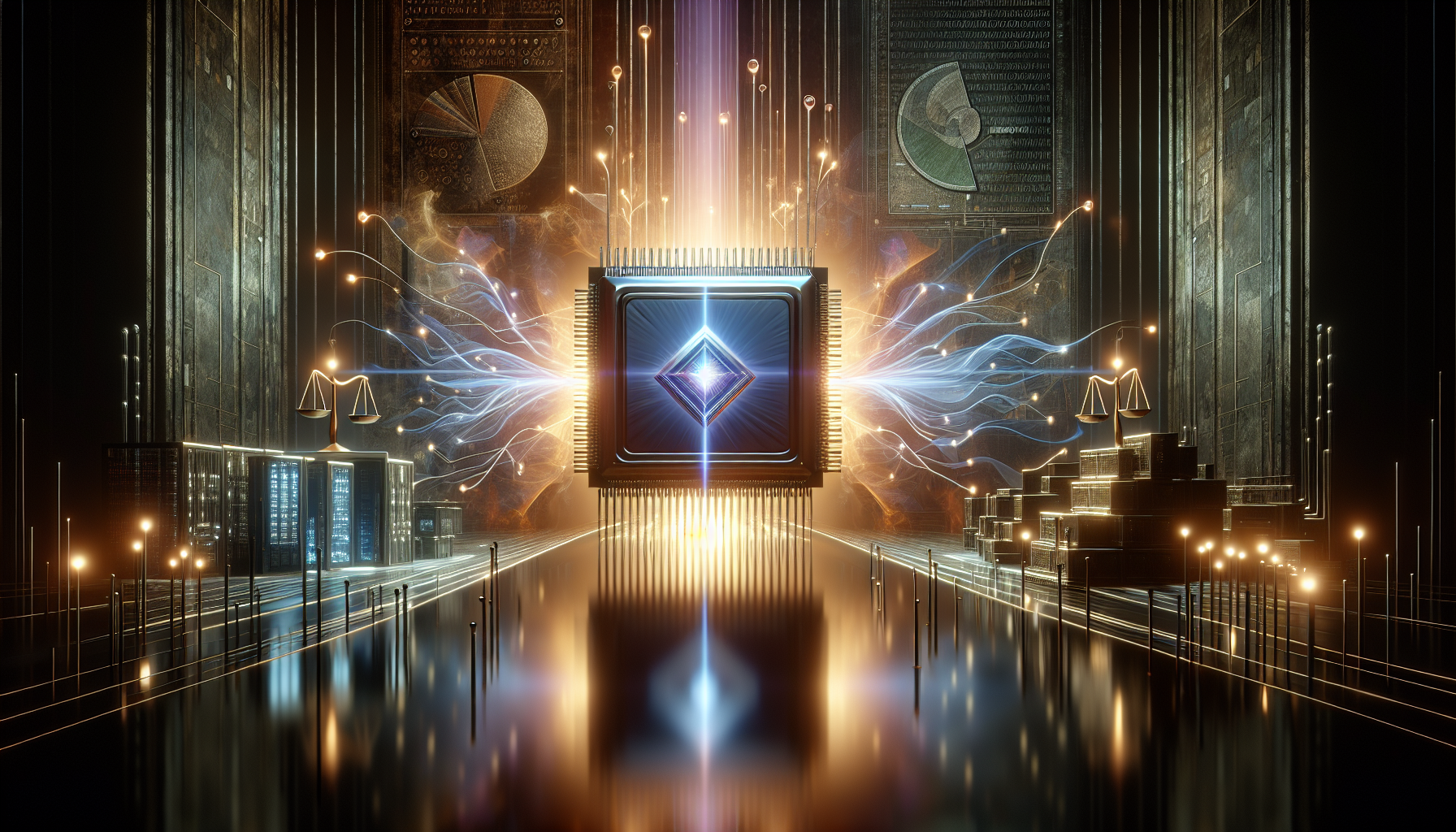 [뉴스] 엔비디아 실적 발표와 AI 규제 쟁점 분석 관련 AI 이미지