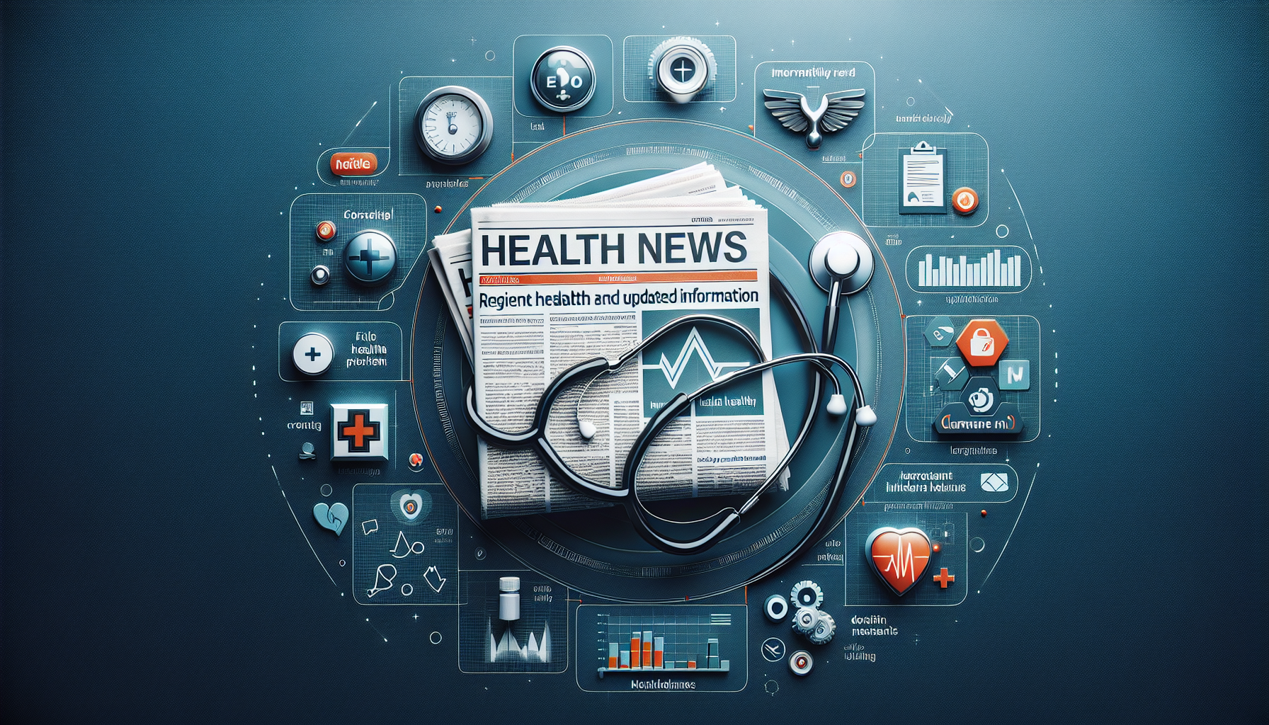 [뉴스] 최근 보건 소식과 최신 정보 관련 AI 이미지