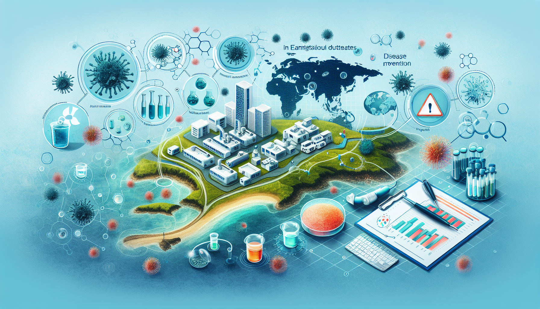 보건 제주도 하수 감염병 조기 감시 우수 성과 관련 AI 이미지