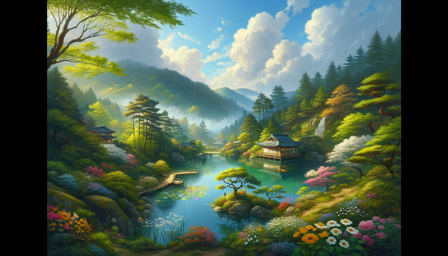 [여행] 자연 속 힐링 국내 숨은 명소 추천 관련 AI 이미지