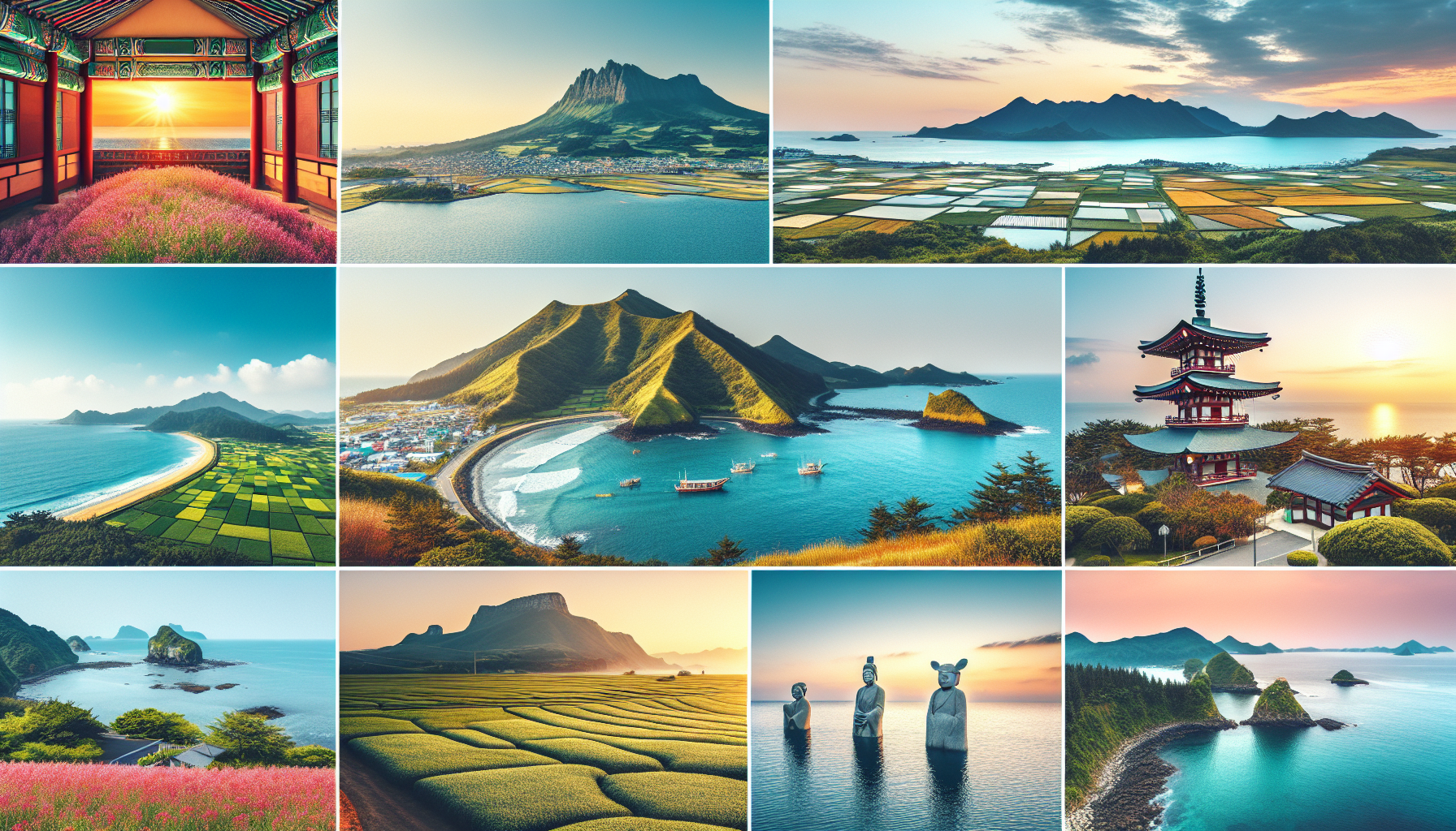 [여행] 제주도 가볼만한 곳 추천 가이드 관련 AI 이미지