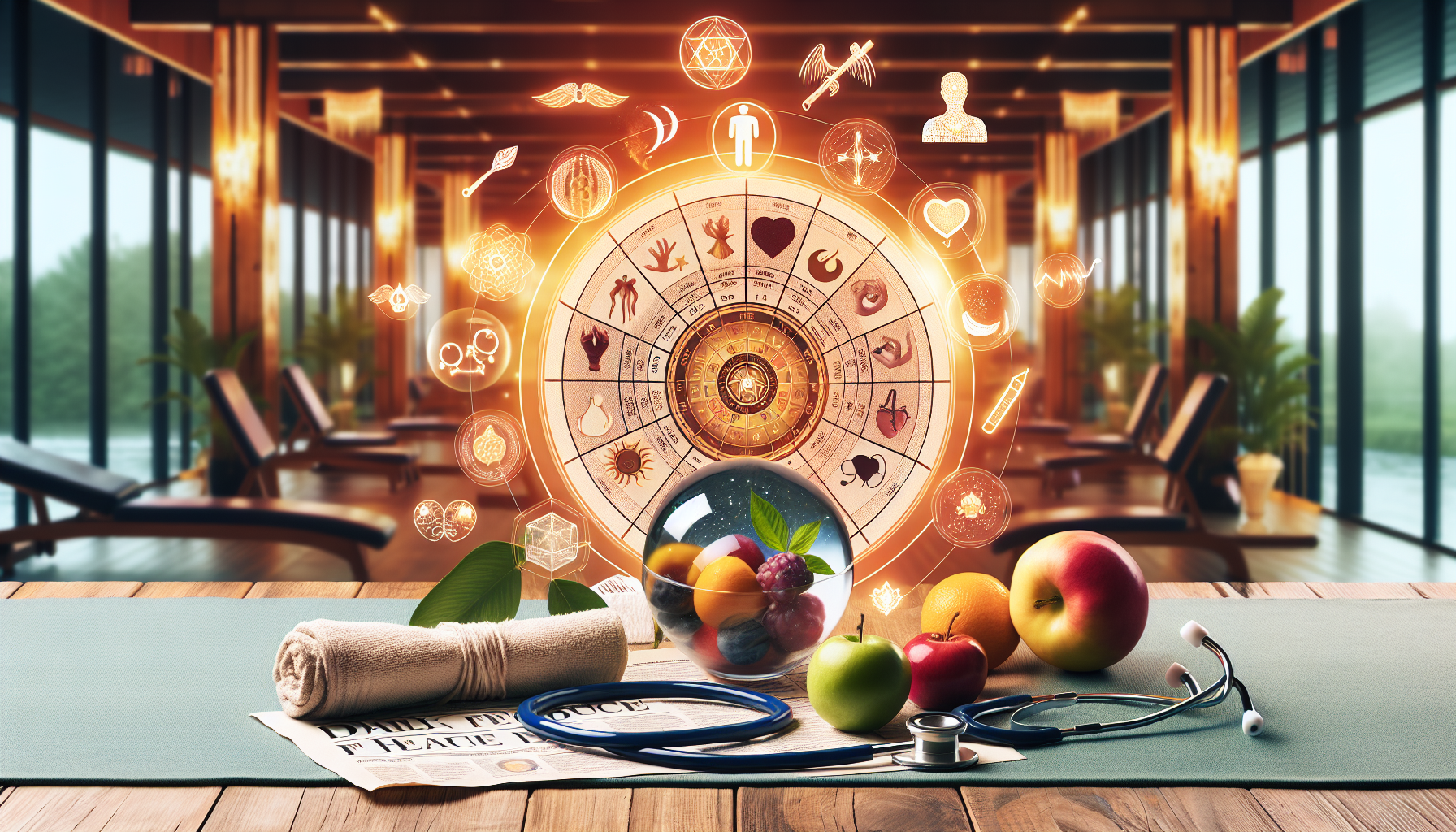 [운세] 오늘의 운세와 건강 조언 함께 보기 관련 AI 이미지