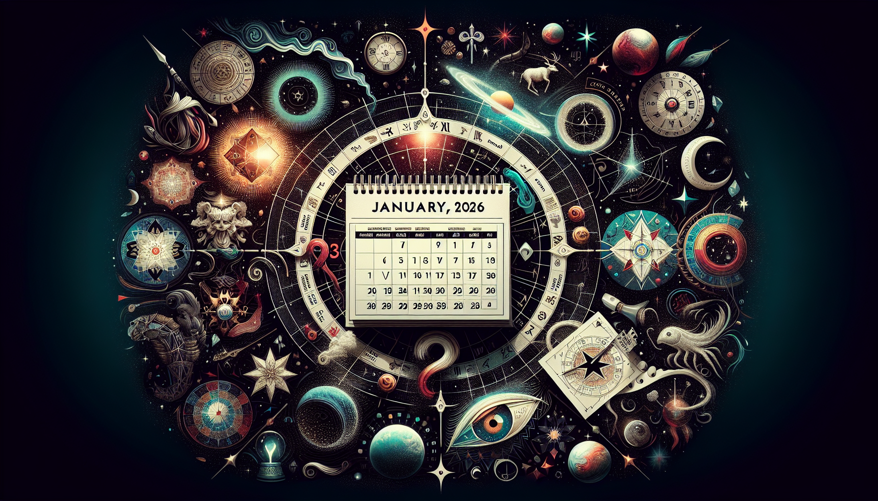 [운세] 2026년 1월 18일 띠별 오늘의 운세 확인 관련 AI 이미지