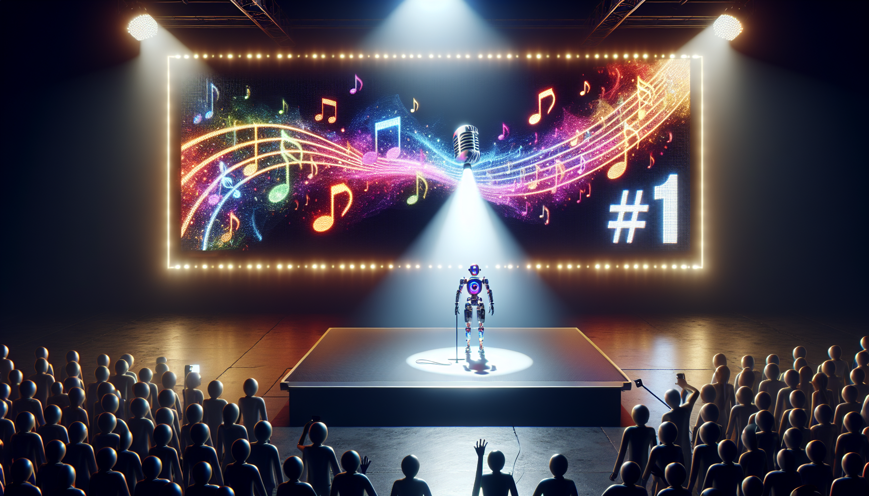 [음악] AI 가수 빌보드 1위 시대 청취자 놀라운 반응 관련 AI 이미지