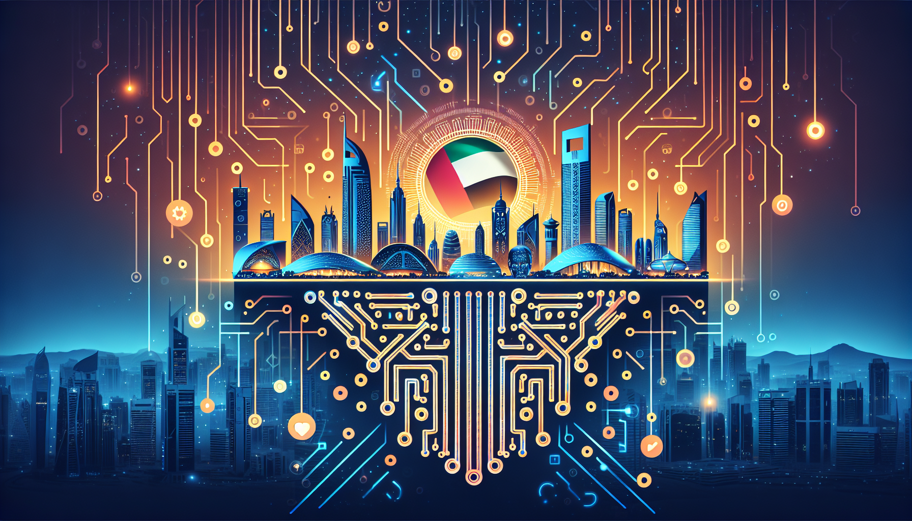 [인공지능] 오픈AI 샘 올트먼 UAE 협업 논의 관련 AI 이미지