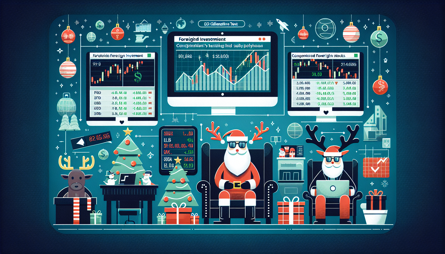 [주식] 외국인 매수 집중 레거시 삼총사 산타랠리 기대 관련 AI 이미지
