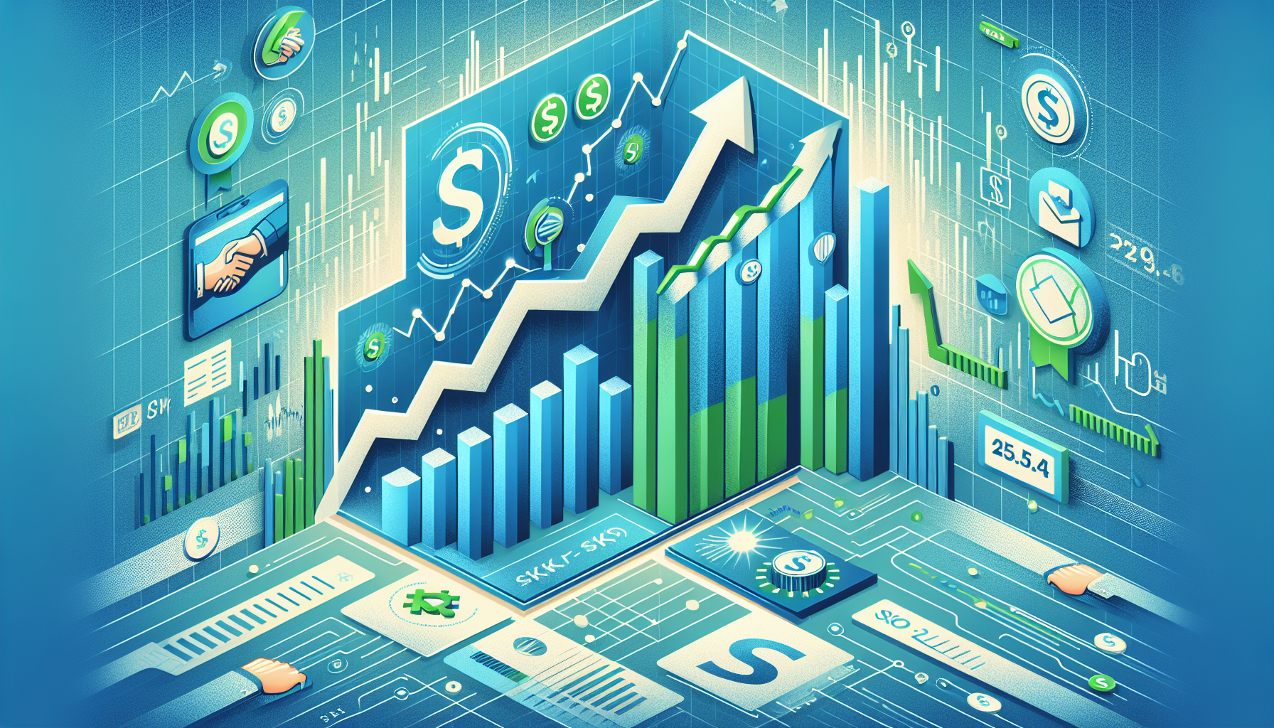 [주식] SK증권 상한가 기록 상승세 주목 관련 AI 이미지