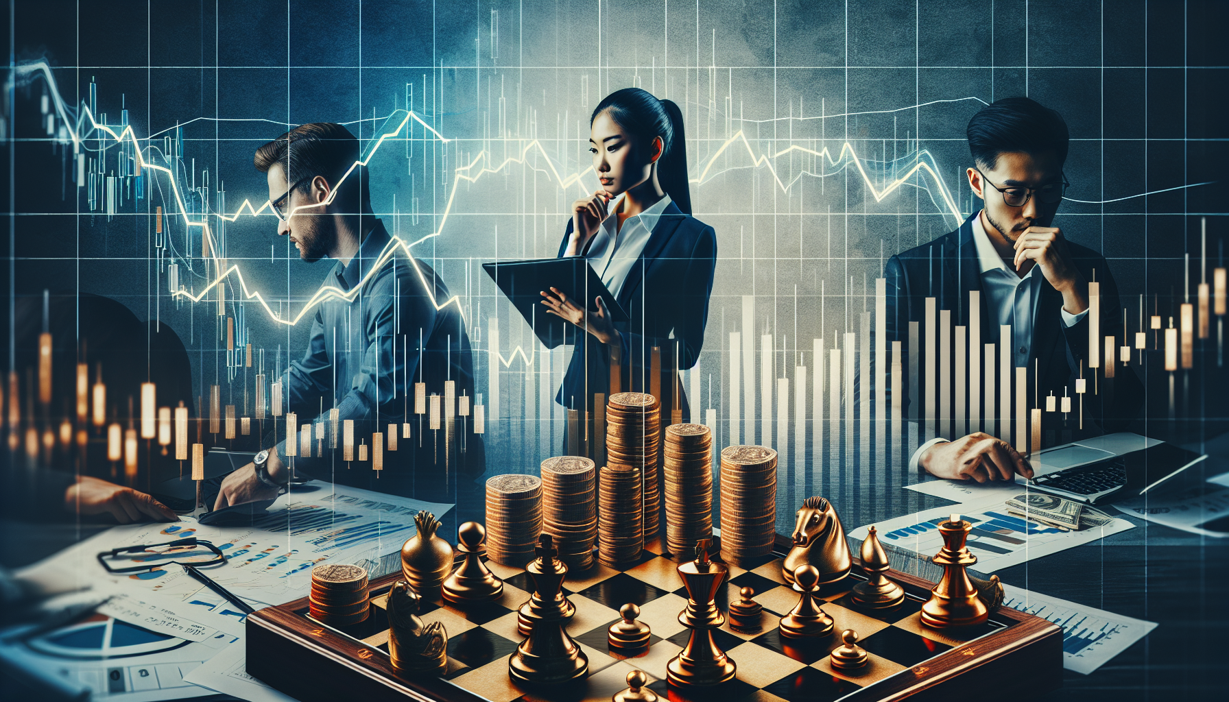 [증권] 오늘의 주식 시장 동향 분석과 투자 전략 관련 AI 이미지