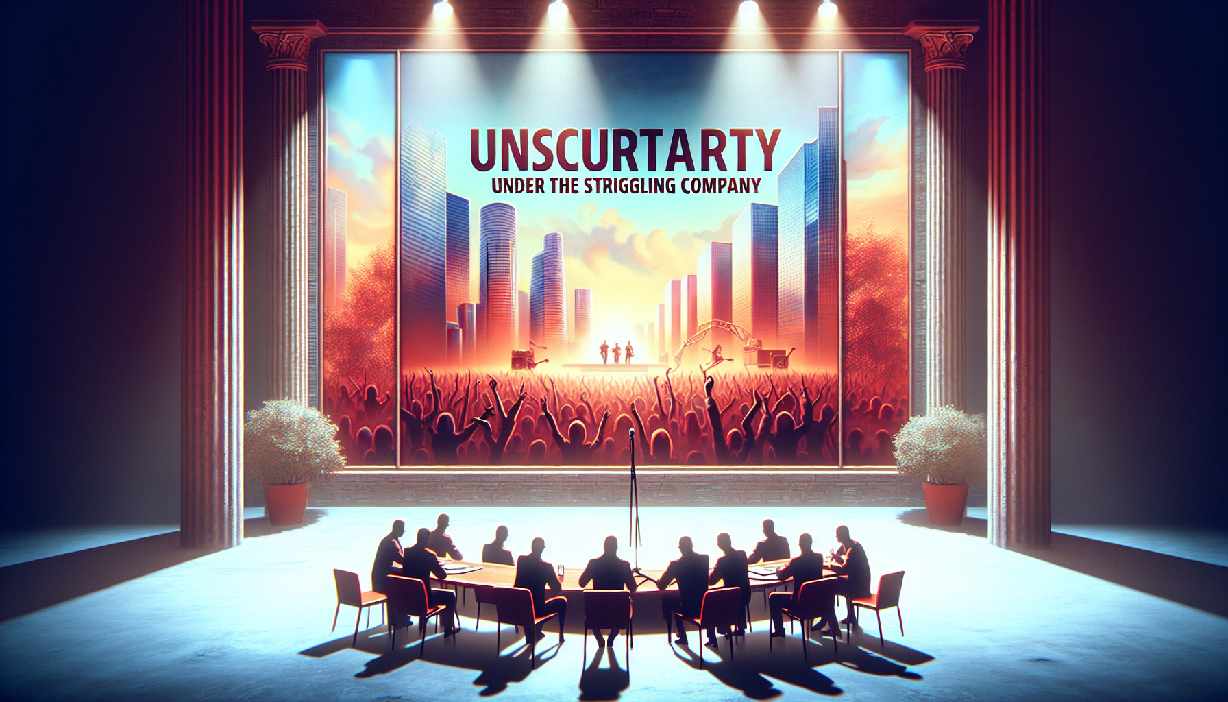 [증권] 하이브 적자 속 BTS 완전체 기대감 관련 AI 이미지