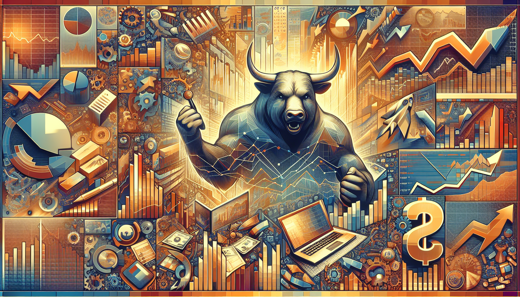 [증권] 화제의 주식 시장 주요 이슈와 분석 관련 AI 이미지