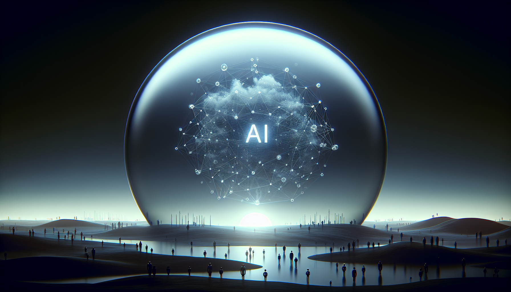 [테크] AI 버블 경고 샘 알트만 발언과 투자 불안 관련 AI 이미지