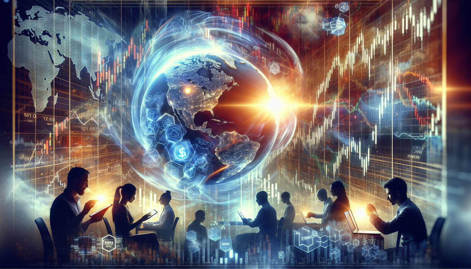[투자] 레버리지 곱버스 ETF 거래 열풍 주목 관련 AI 이미지