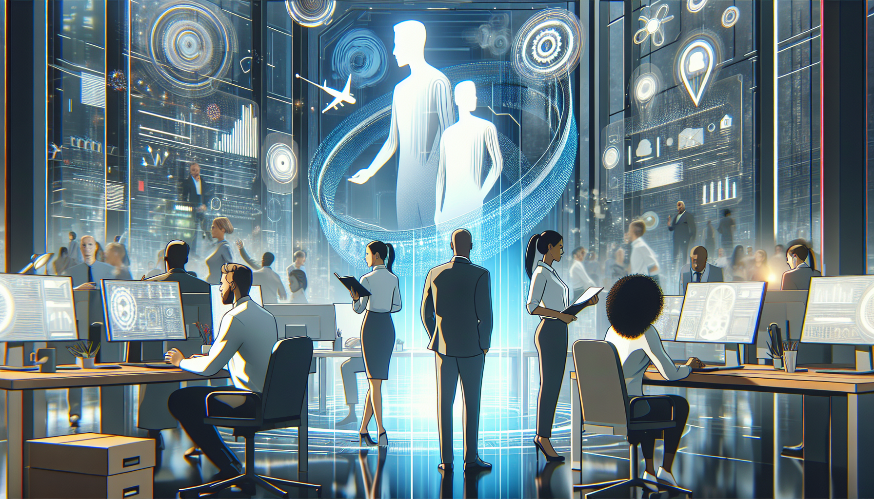 [트렌드] AI로 주 4일 근무 현실화 미국 기업 변화주도 관련 AI 이미지