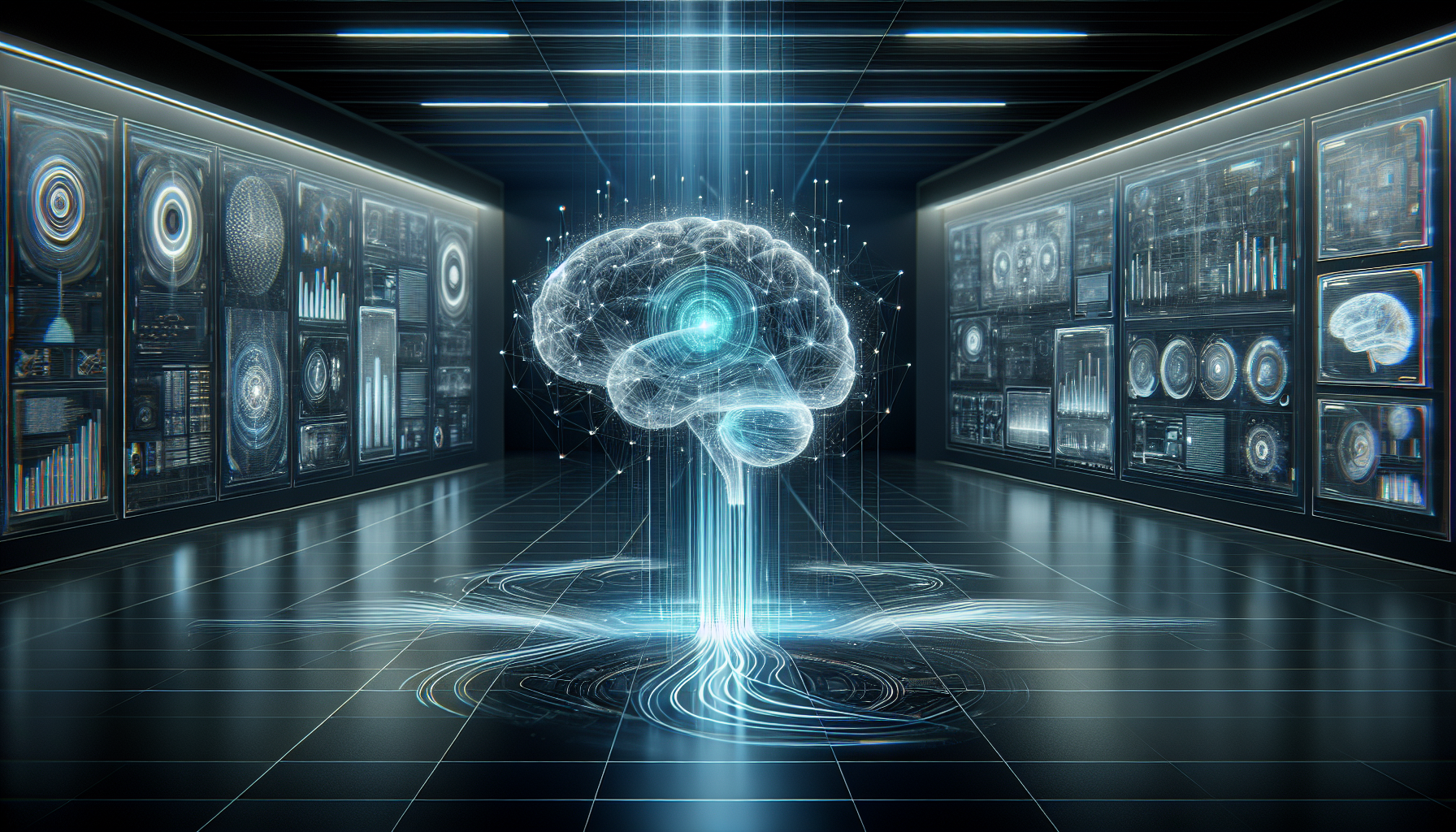 [AI] 최근 인공지능 기술의 혁신성과 활용 방안 관련 AI 이미지