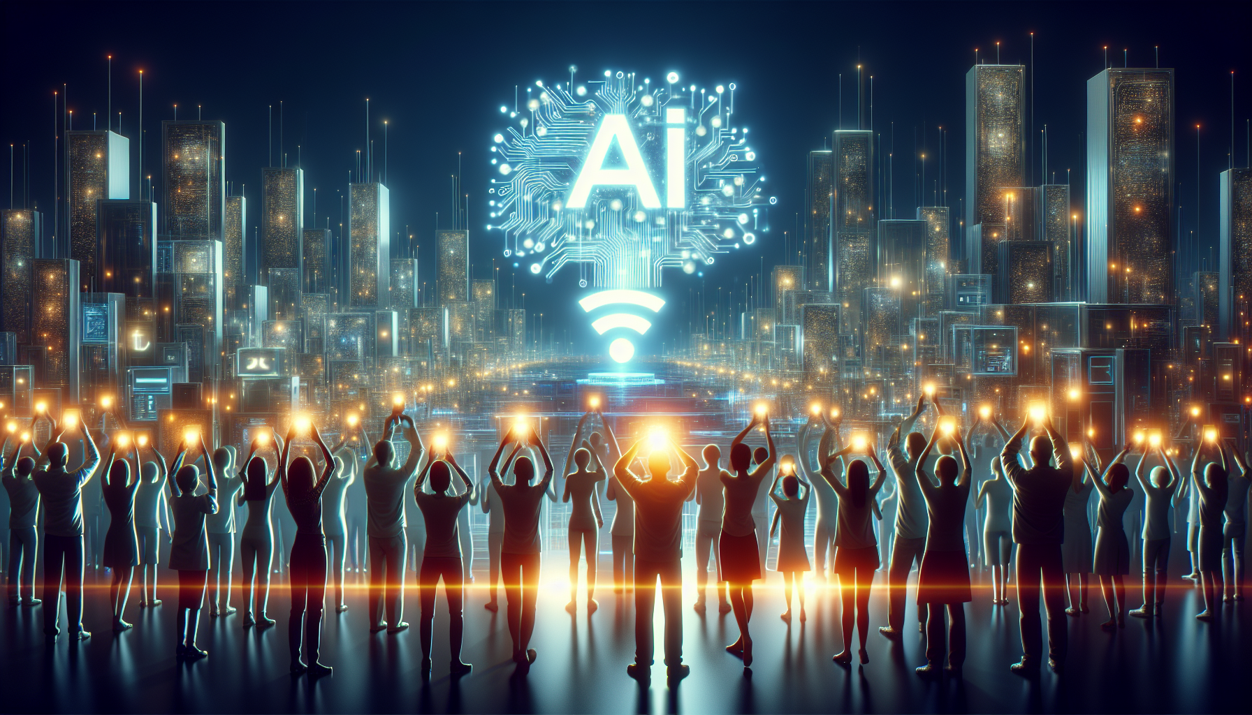 [IT 뉴스] AI 바우처 전 국민 지원 정책 관련 AI 이미지