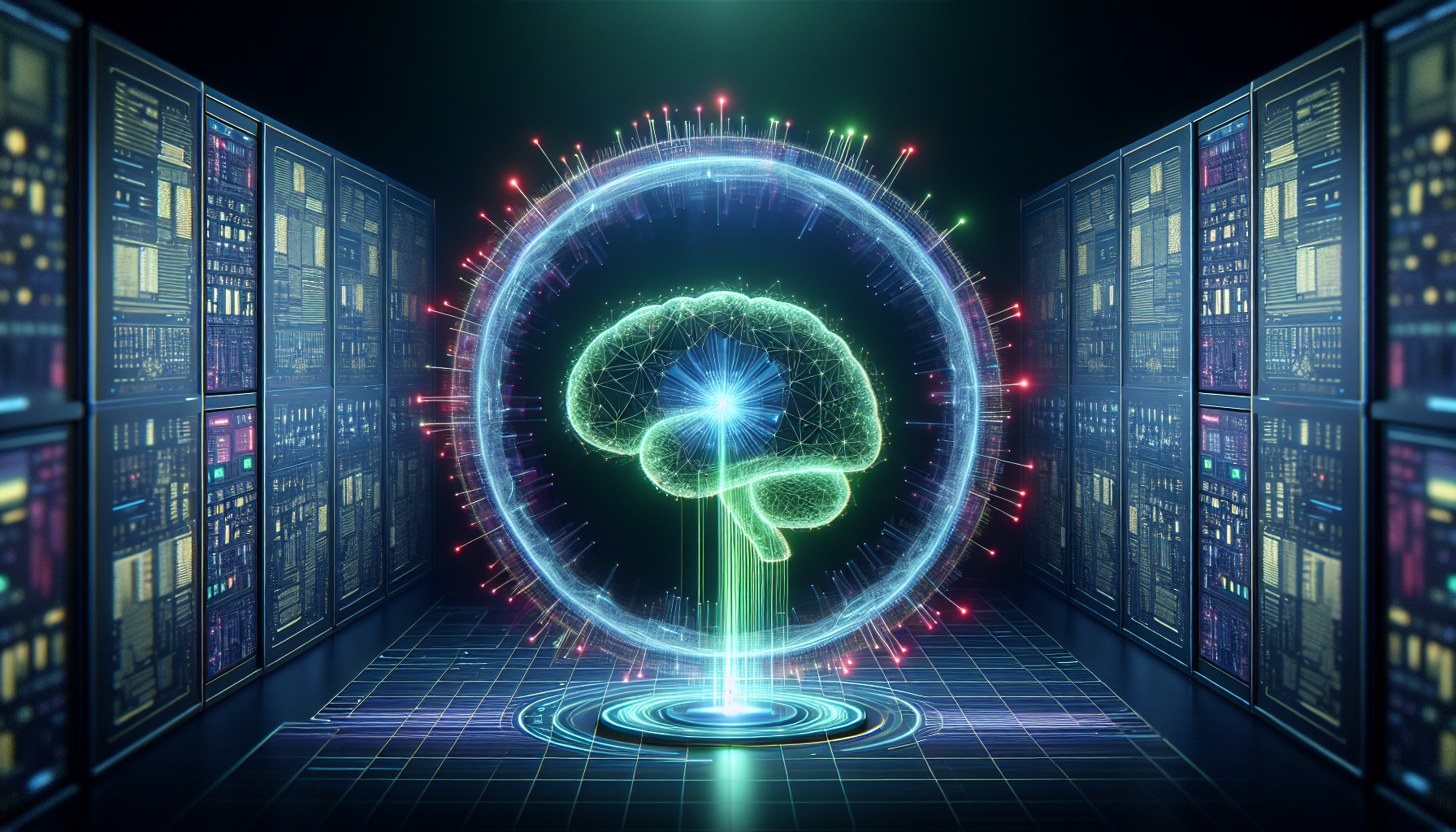 IT 화웨이 싱허 AI 네트워크 제로 트러스트로 보안 강화 관련 AI 이미지