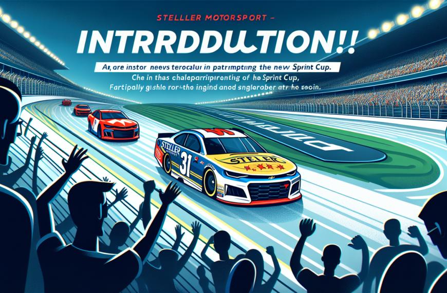 Steller Motorsport의 새로운 도전: 스프린트 컵 출전 확정!