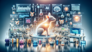 [의약품] FDA AI로 동물실험 대체 추진 관련 AI 이미지