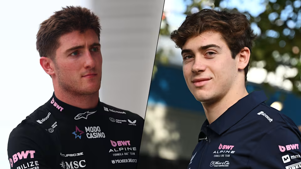 F1 알핀 2025 잭 두한 프랑코 콜라핀토 시트 교체 발표 관련 대표 이미지