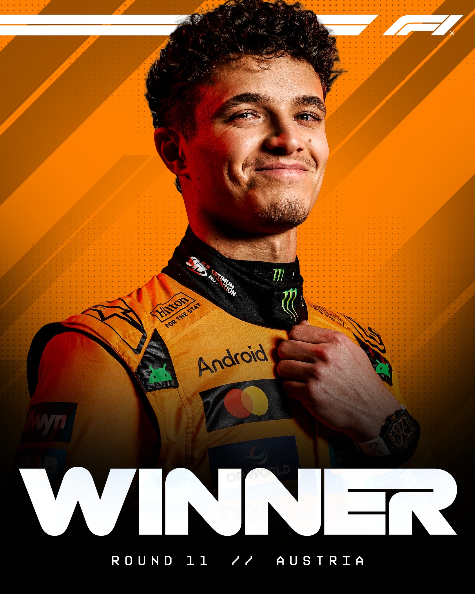 F1 2025 오스트리아 그랑프리 레이스 결과와 주요 장면 분석 관련 이미지