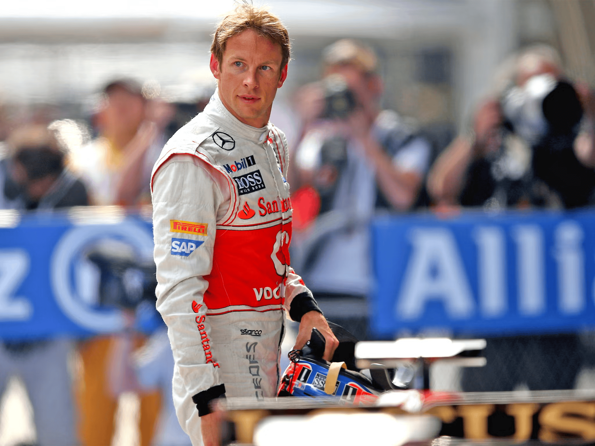 젠슨 버튼 F1 월드 챔피언의 굴곡진 레이싱 인생 관련 대표 이미지