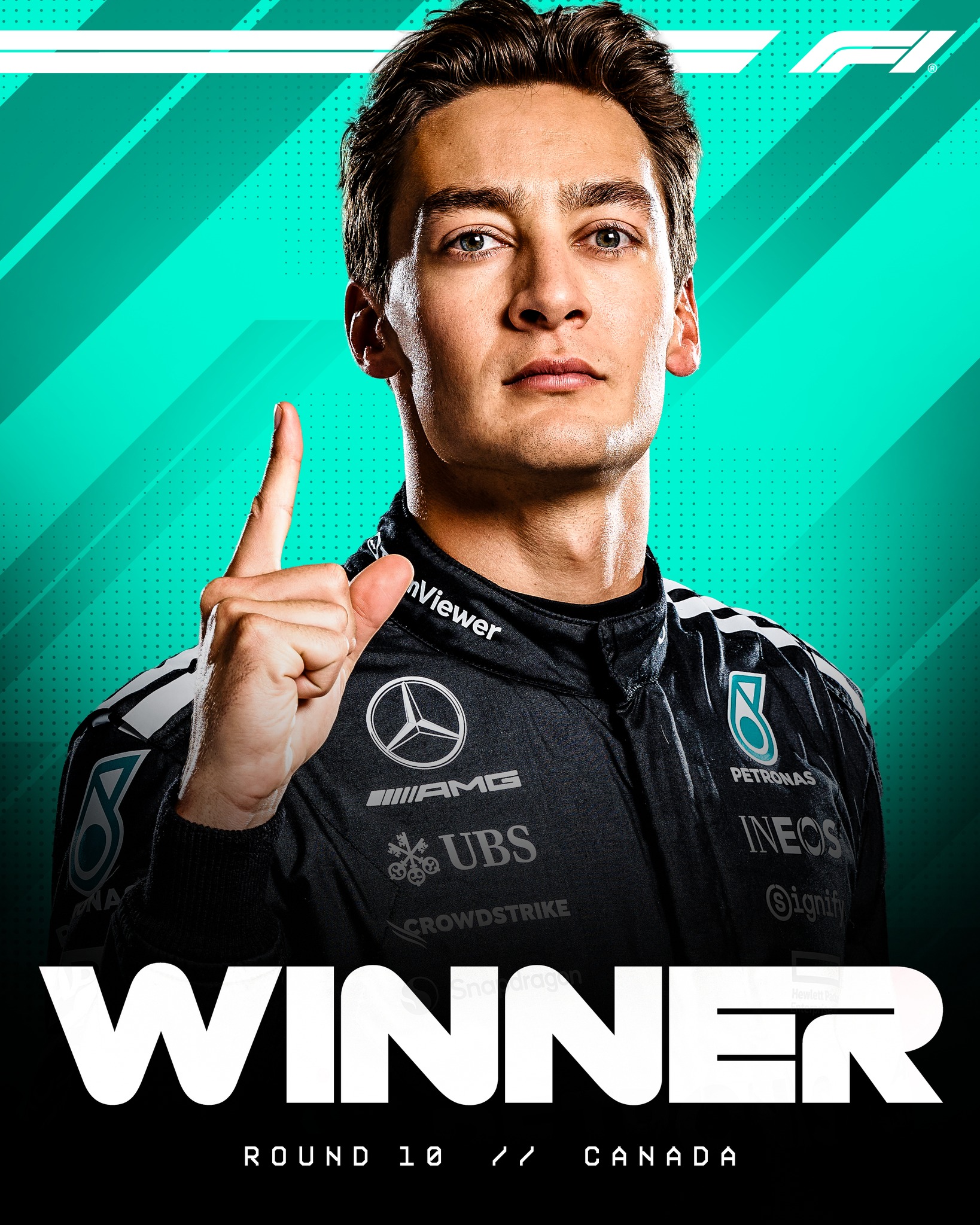 F1 2025 캐나다 그랑프리 러셀 시즌 첫 우승 관련 이미지